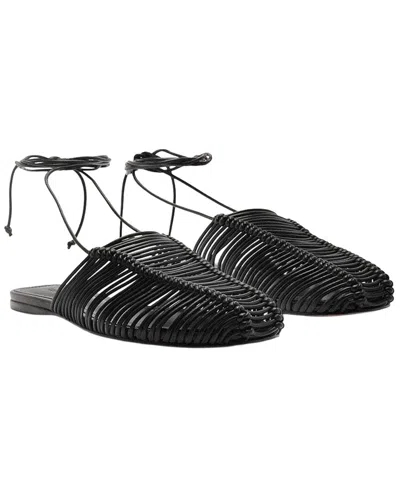 FARM RIO FARM RIO MACRAME LEATHER MULE