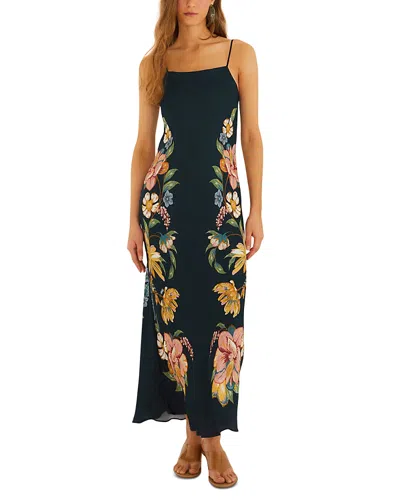 Farm Rio Maira Floral Maxi Dress In Multi