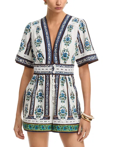 Farm Rio Manoela Off White Romper