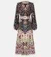 Farm Rio Marvelous Garden Floral Midi Dress In Multi