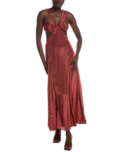 Farm Rio Maxi Dress In Brown