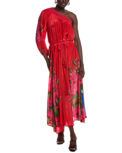 Farm Rio Maxi Dress In Red