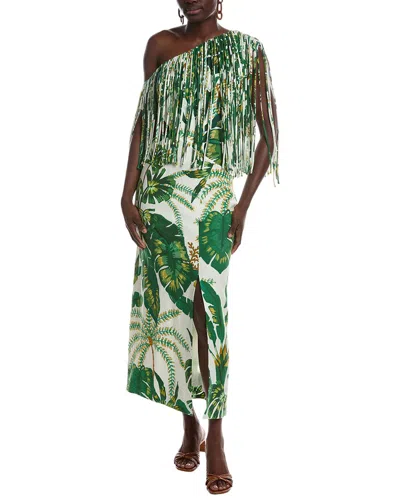 Farm Rio Maxi Dress In Red