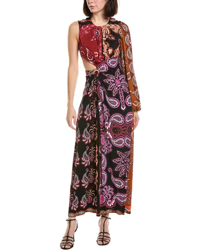 Farm Rio Maxi Dress In Sweet Mermaids