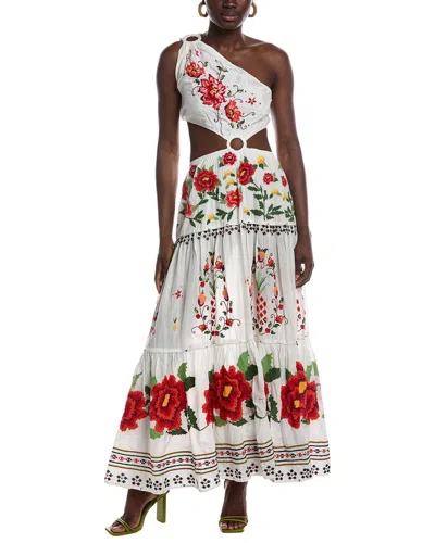 Farm Rio Maxi Dress In White