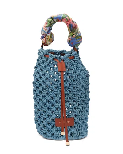 Farm Rio Medium Macrame Shoulder Bag In Pattern