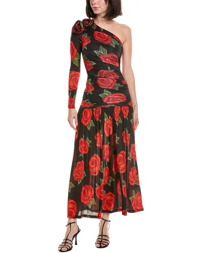 Farm Rio Midi Dress In Animal Print