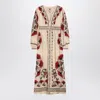 Farm Rio Cotton Dress With Multicolor Print