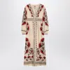 Farm Rio Cotton Dress With Multicolor Print