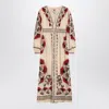 Farm Rio Cotton Dress With Multicolor Print