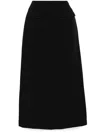 Farm Rio Midi Skirt In Black