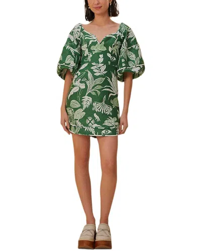 Farm Rio Mini Dress In Transparent