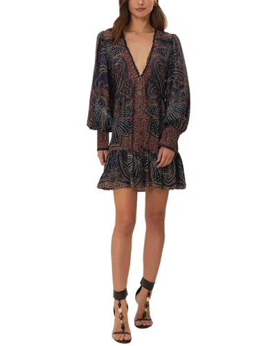 Farm Rio Mini Dress In Brown
