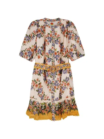 Farm Rio Mini Dress In Multi
