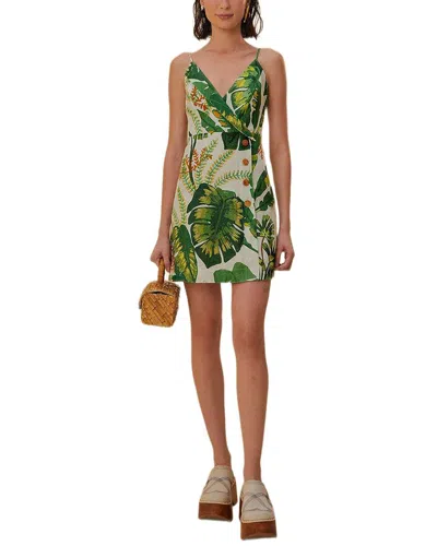 Farm Rio Mini Dress In Green
