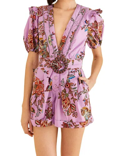 Farm Rio Mini Romper In Multi