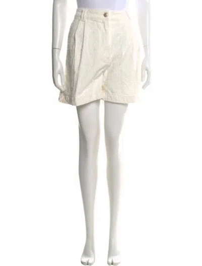 Pre-owned Farm Rio Mini Shorts In Neutral