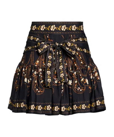 Farm Rio Mini Skirts In Black