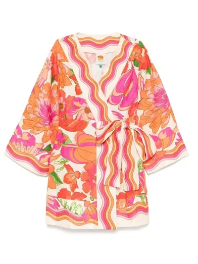 Farm Rio Spring Affair Mini Dress