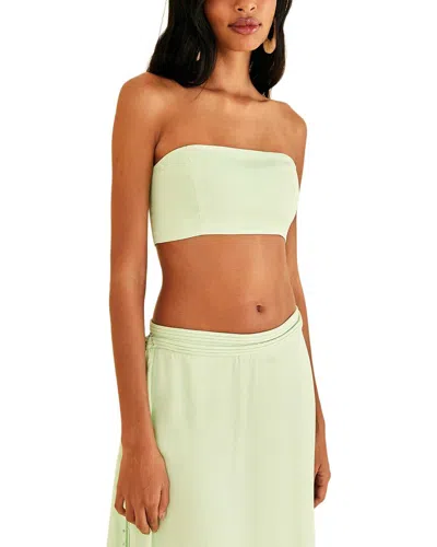 Farm Rio Mint Sleeveless Crop Top In Green