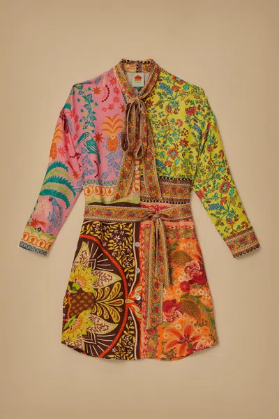 Farm Rio Mixed Scarves Multicolour Chemise