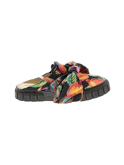 Pre-owned Farm Rio Mule/clog In Black
