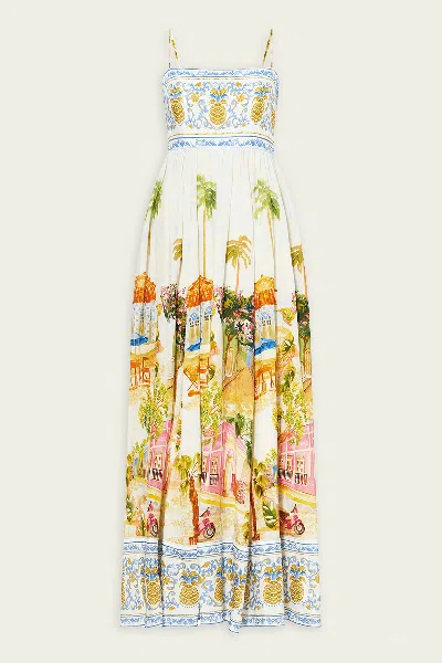 FARM RIO MULTICOLOR ARACATI MAXI DRESS