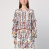 Farm Rio Romantic Lightness Cream Long In Multicolor
