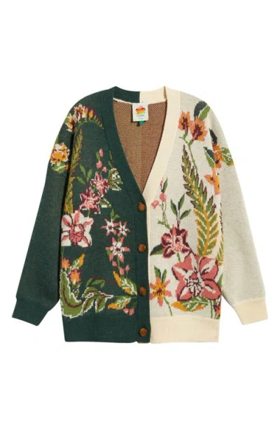 Farm Rio Nature Cardigan In Multi