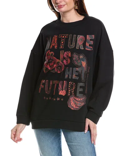 Farm Rio Nature Is The Future Sweatshirt In Black