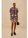 Farm Rio New Guilhermina Cotton Miniskirt