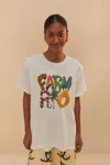 Farm Rio Off-white  Wild Relaxed T-shirt