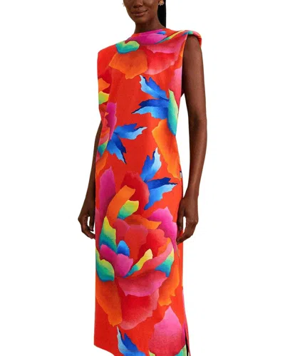 Farm Rio Ombre Chita T-shirt Dress In Multi