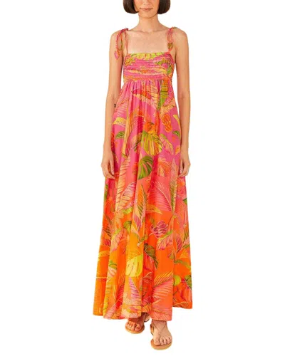 Farm Rio Ombre Forest Maxi Dress In Multi