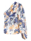 Farm Rio One-shoulder Floral Print Top