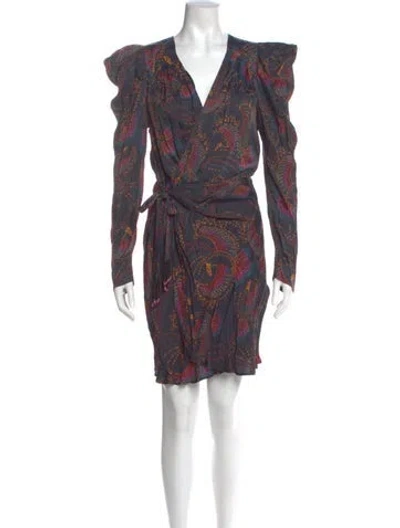 Pre-owned Farm Rio Paisley Print Mini Dress W/ Tags In Multi