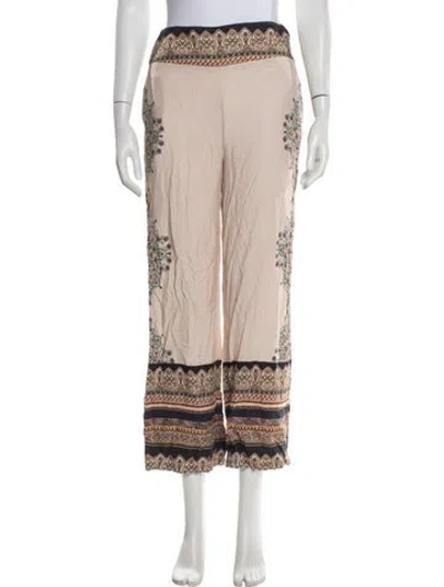 Pre-owned Farm Rio Paisley Print Sweatpants In Neutrals