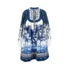 Farm Rio Palm Tree Print Mini Beach Dress