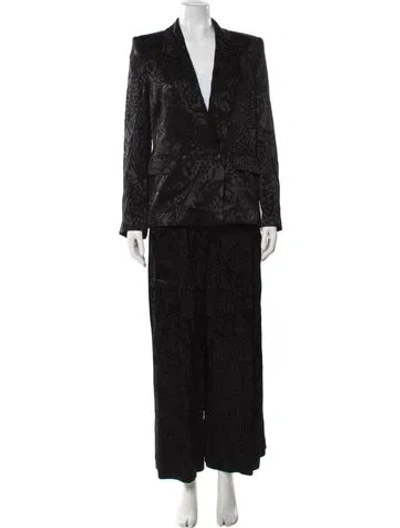 Pre-owned Farm Rio Pantsuit In Black