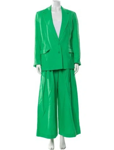 Pre-owned Farm Rio Pantsuit In Green