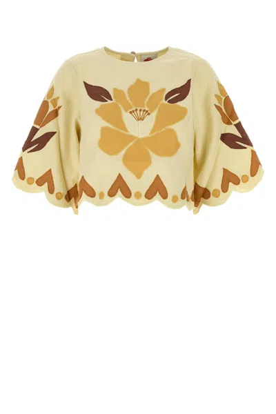 Farm Rio Long-sleeved Tops In Multi