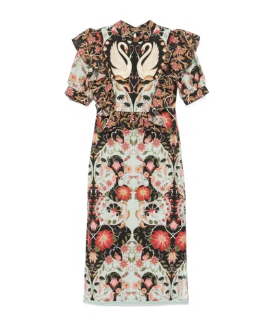 Farm Rio Pattern Dress In Multicolor