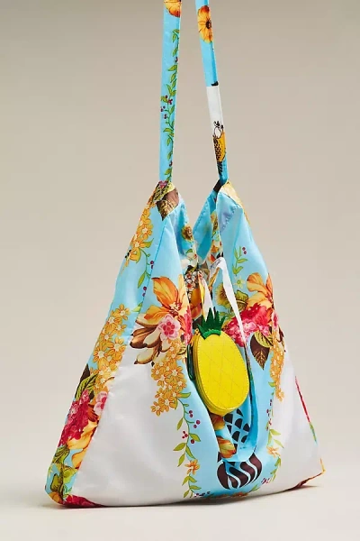 Farm Rio Patterned Collapsible Tote Bag In Multi