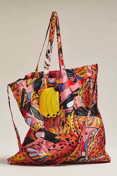 Farm Rio Patterned Collapsible Tote Bag In Multi