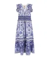 Farm Rio Patterned Dress In Blue
