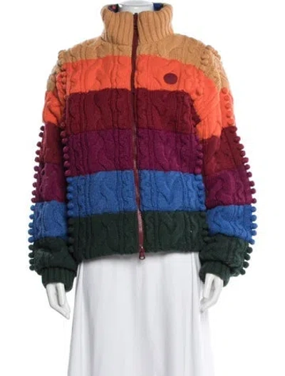 Pre-owned Farm Rio Patterned Jacket In Multi