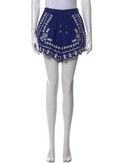 Pre-owned Farm Rio Patterned Mini Shorts In Multi