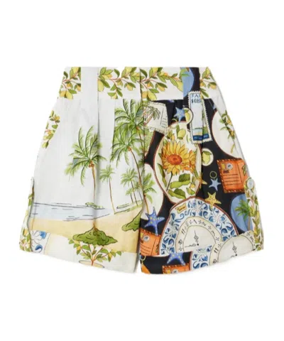 Farm Rio Patterned Shorts In Multi