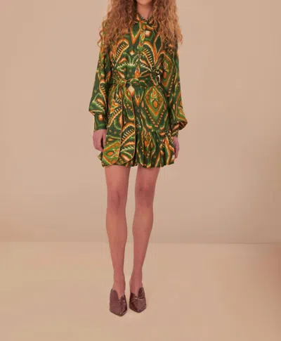 Farm Rio Pineapple Ikat Green Mini