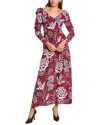 Farm Rio Pineapple Inspiration Maxi Dress In Red